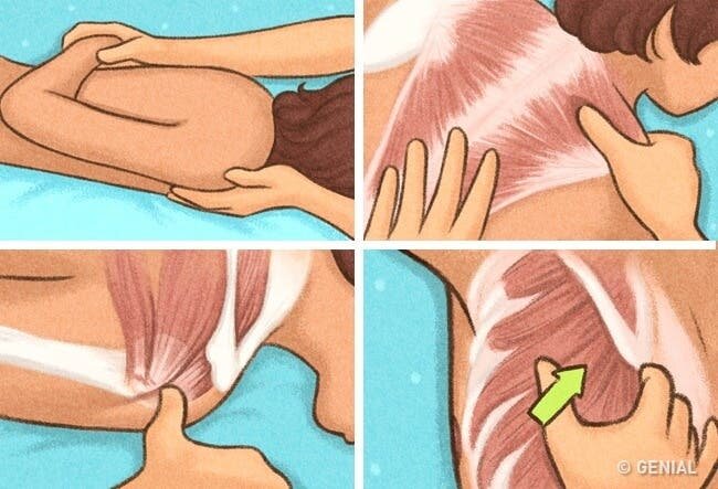 astuce massage épaules