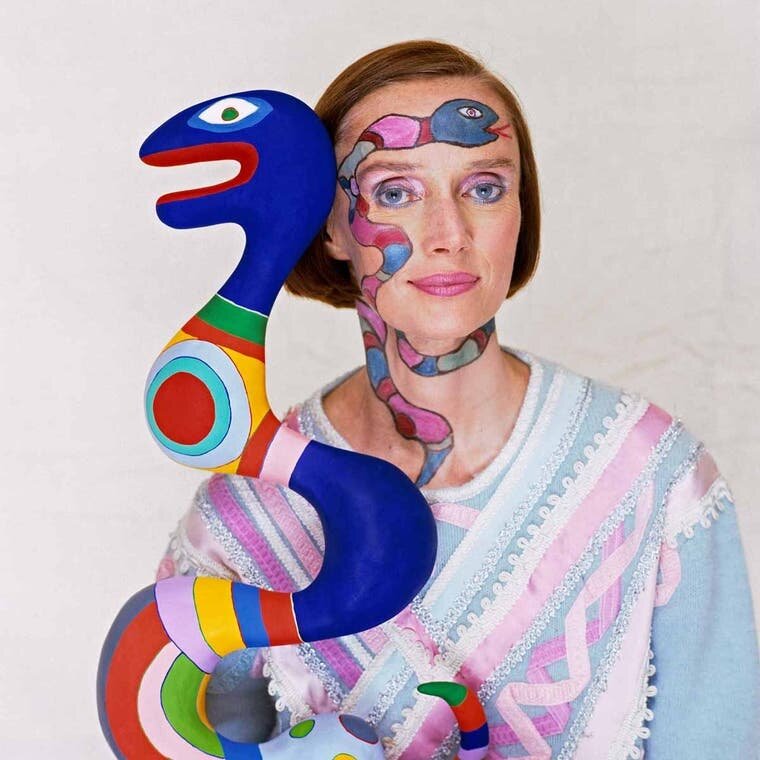 niki, phalle, portrait