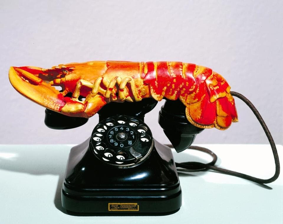 homard, telephone, dali, salvador