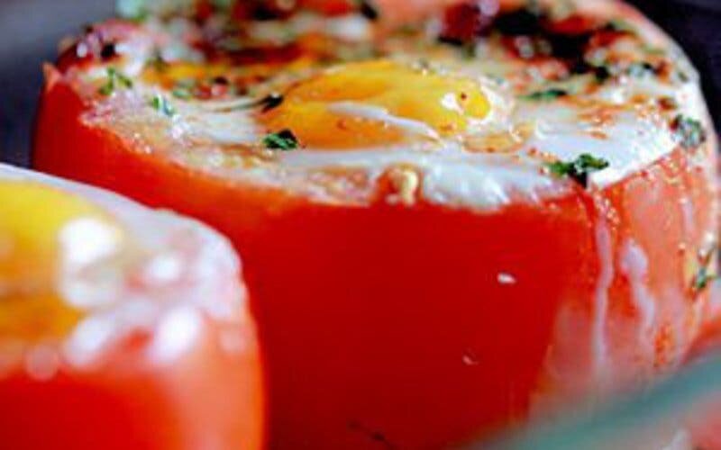 tomate, oeuf, cocotte