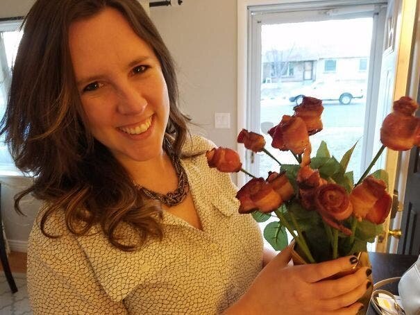 fleur, bacon