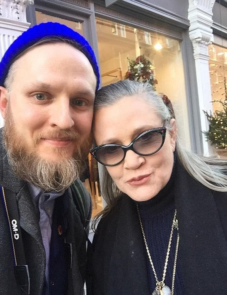 carrie, fisher, photo, dernière