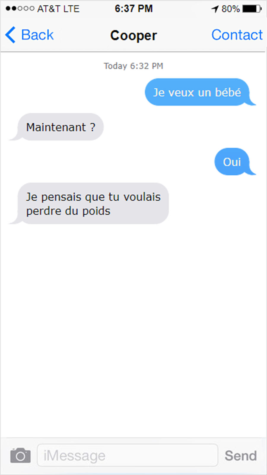 SMS, réponse, mec