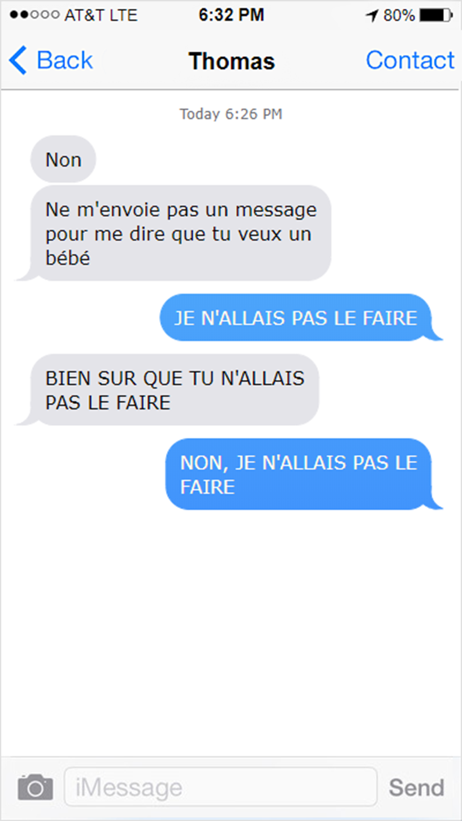 SMS, réponse, mec