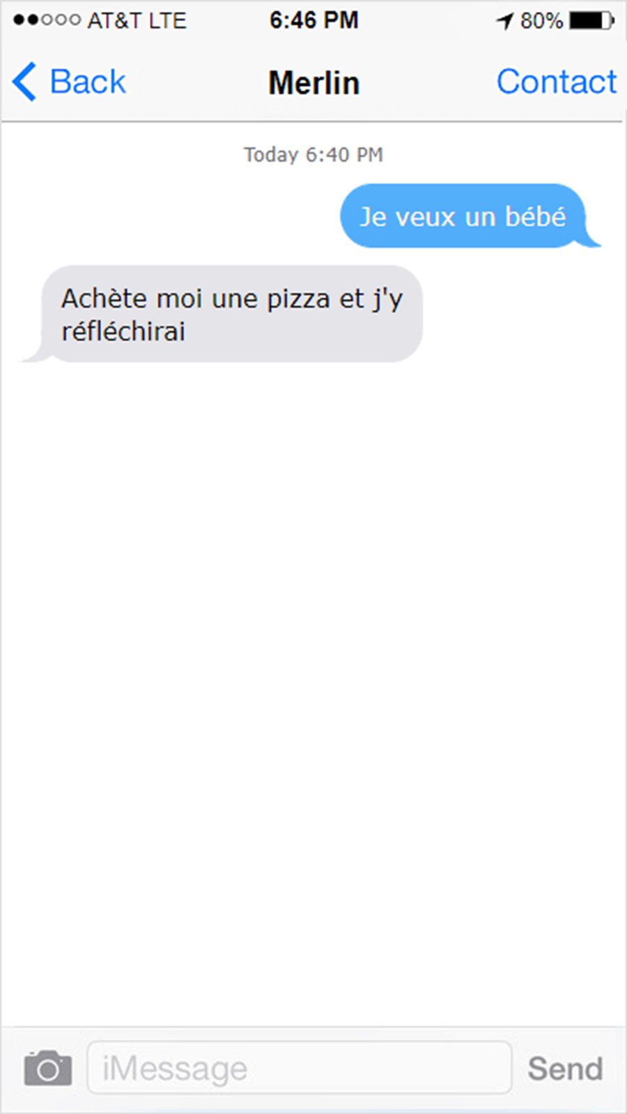 SMS, réponse, mec