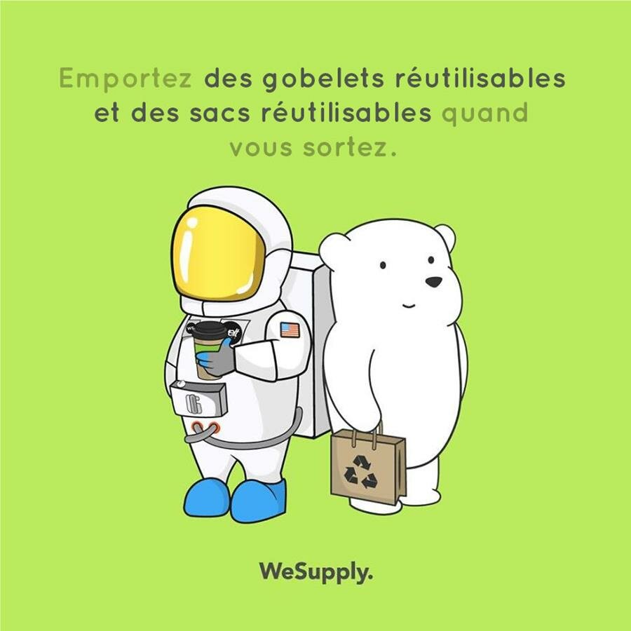 illustration, WeSupply, ours, problèmes environnementaux