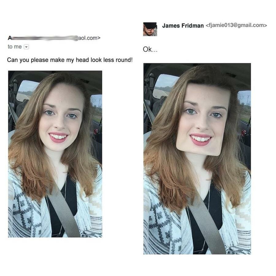 james fridman, retouche, photoshop, tête