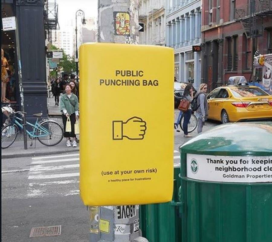 punching ball, new york