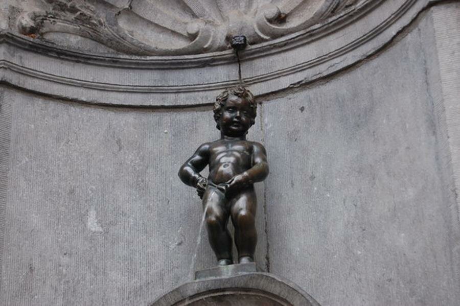 manneken pis, gros plan