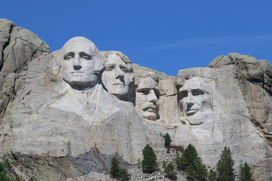 mont rushmore, photo