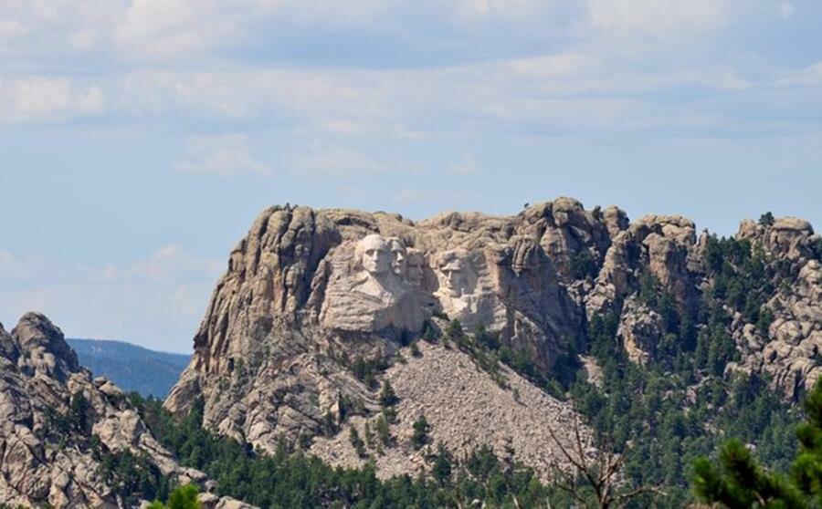 mont rushmore, photo, loin