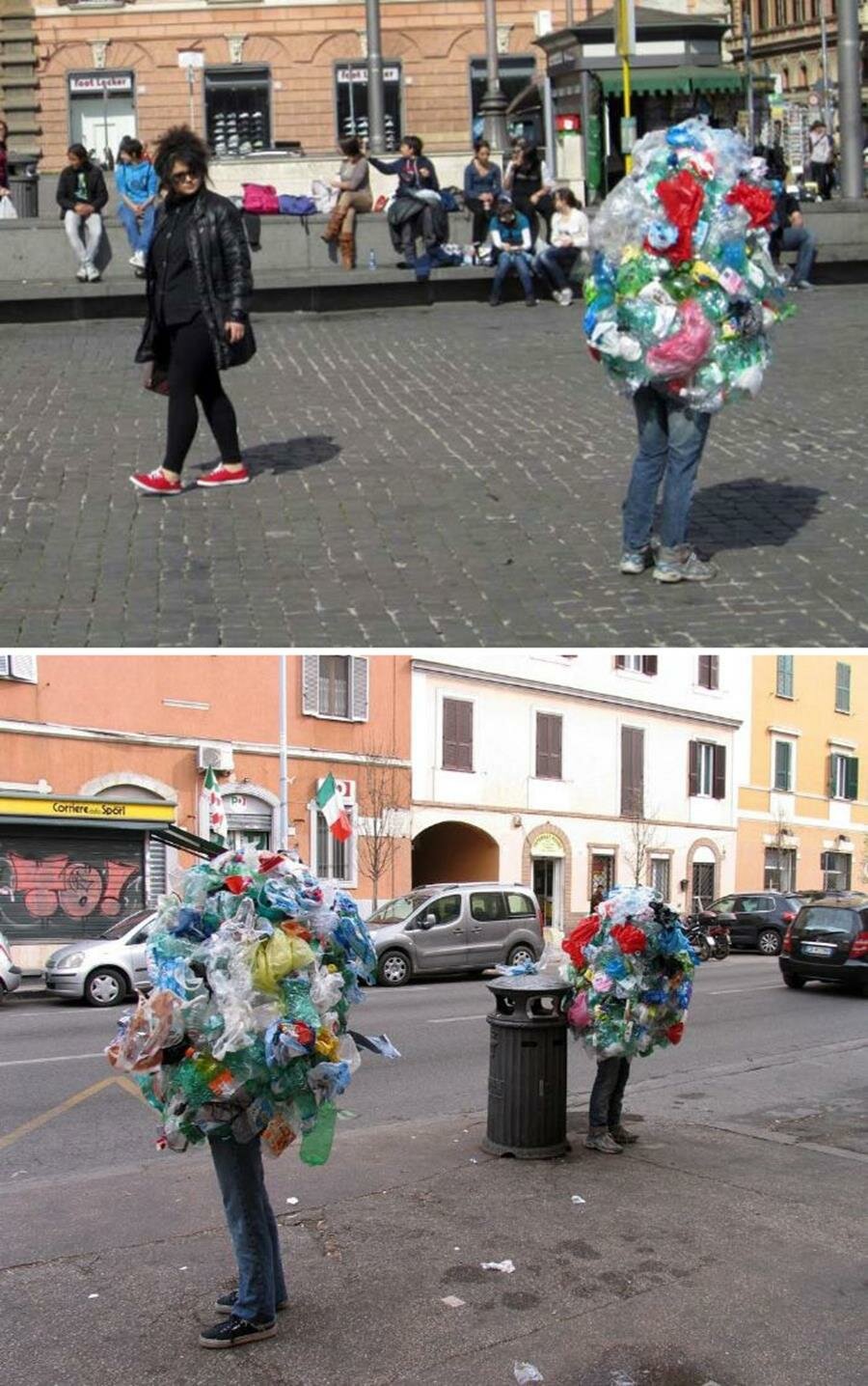 mannequins, bustes, poubelles, mark jenkins