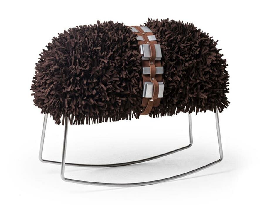 pouf chewbacca, meuble