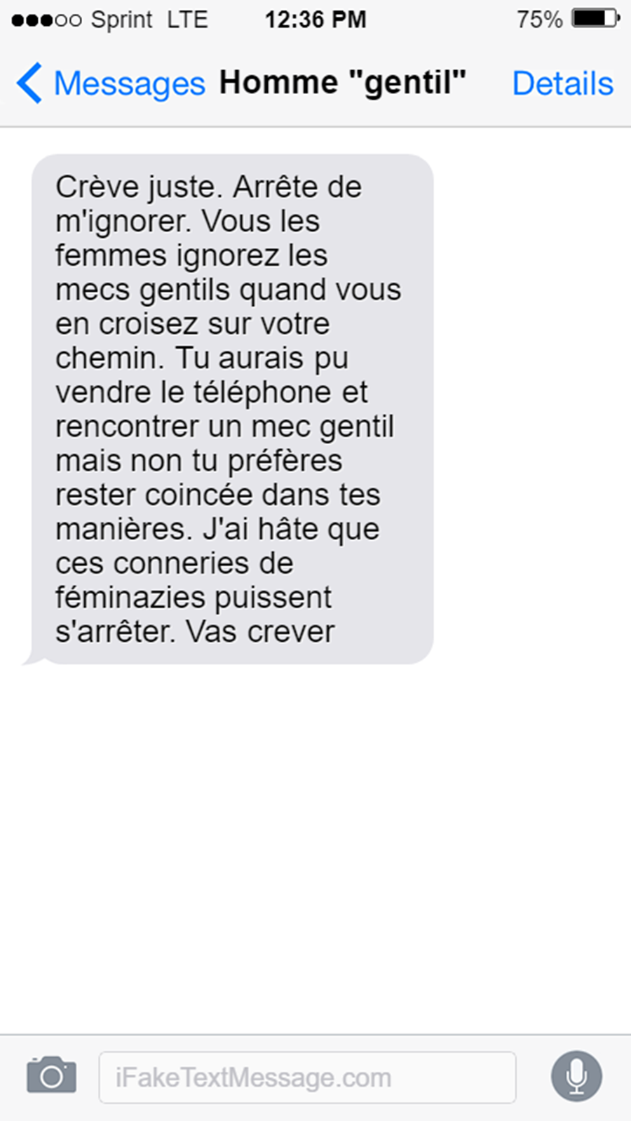 vente, iphone, Ã©change de messages, homme "gentil"