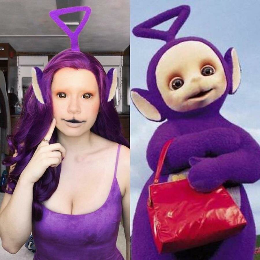 cosplay, beebinch, teletubbies, tinky winky