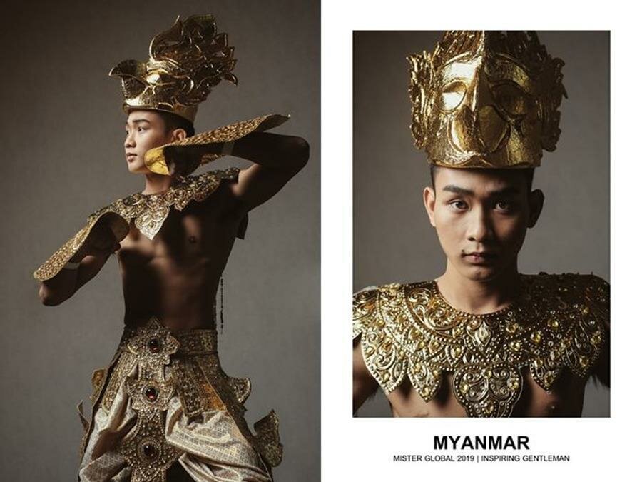 mister monde, costume, pays, myanmar