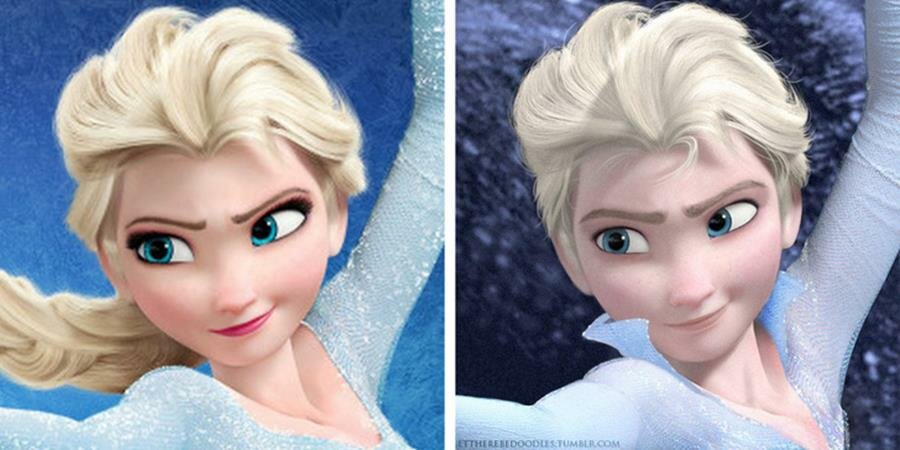 personnage, Disney, elsa