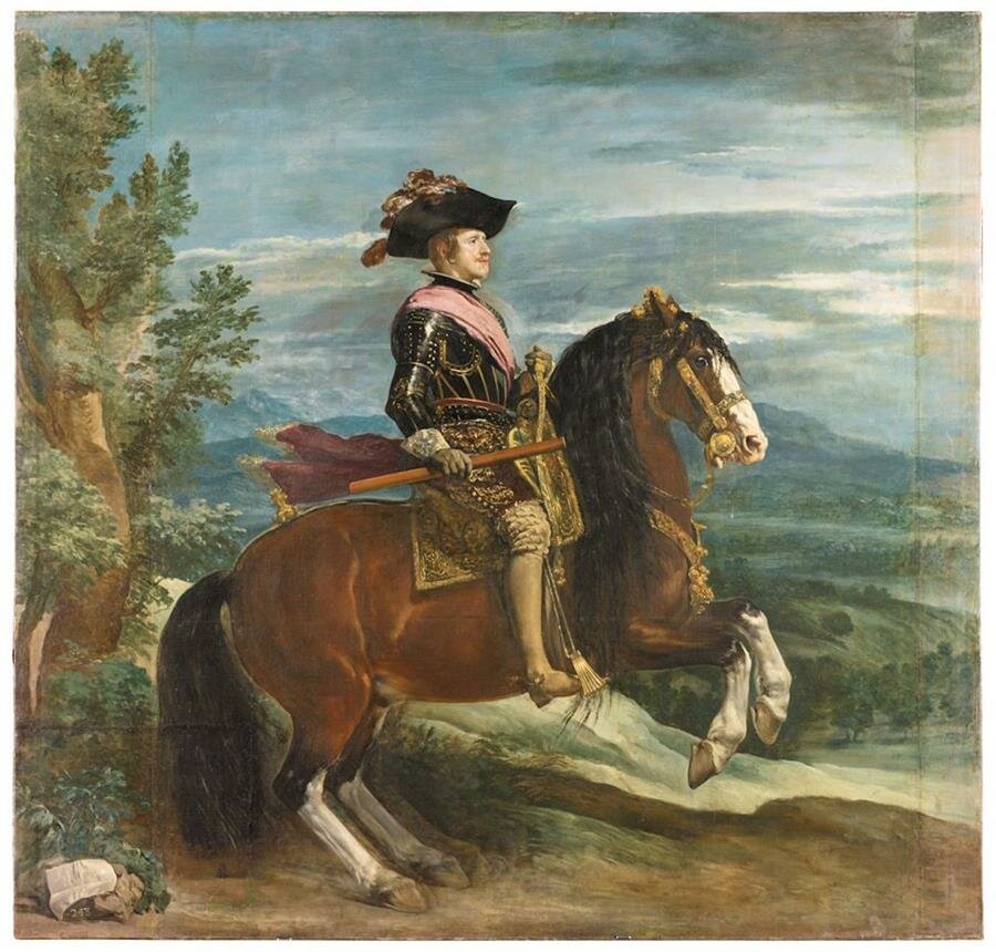 tableau, cheval, musée prado