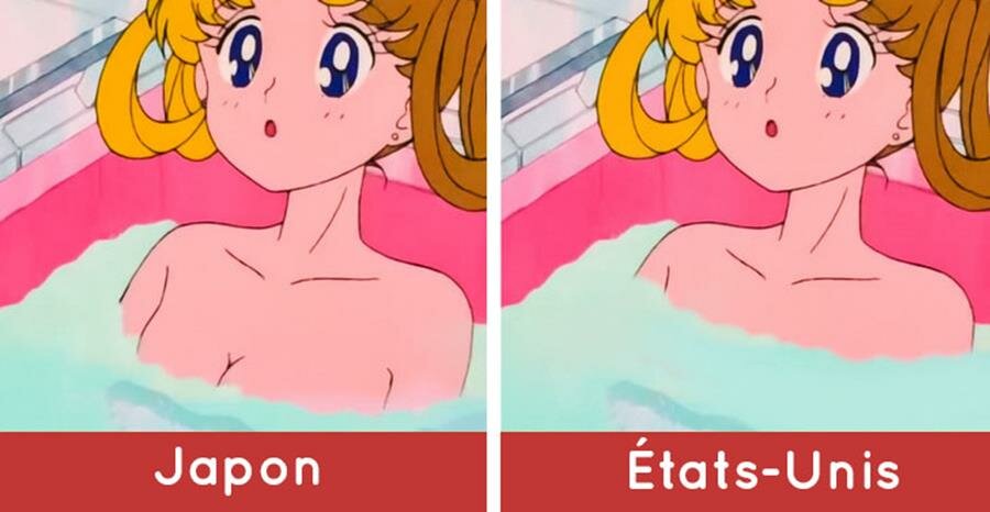 sailor moon, japon, états-unis