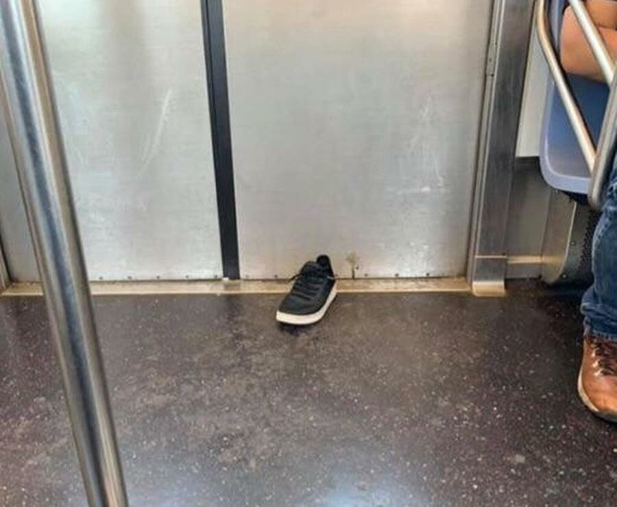 chaussure, métro