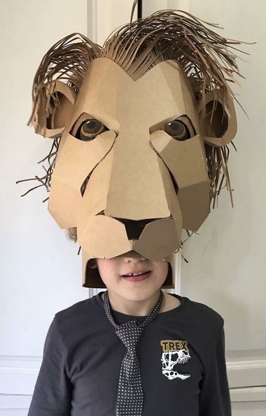 déguisement, costume, carton, alicia brown, lion