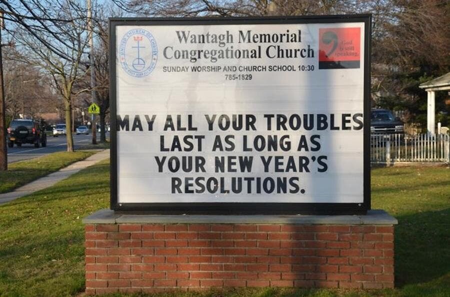 message, église, américaine