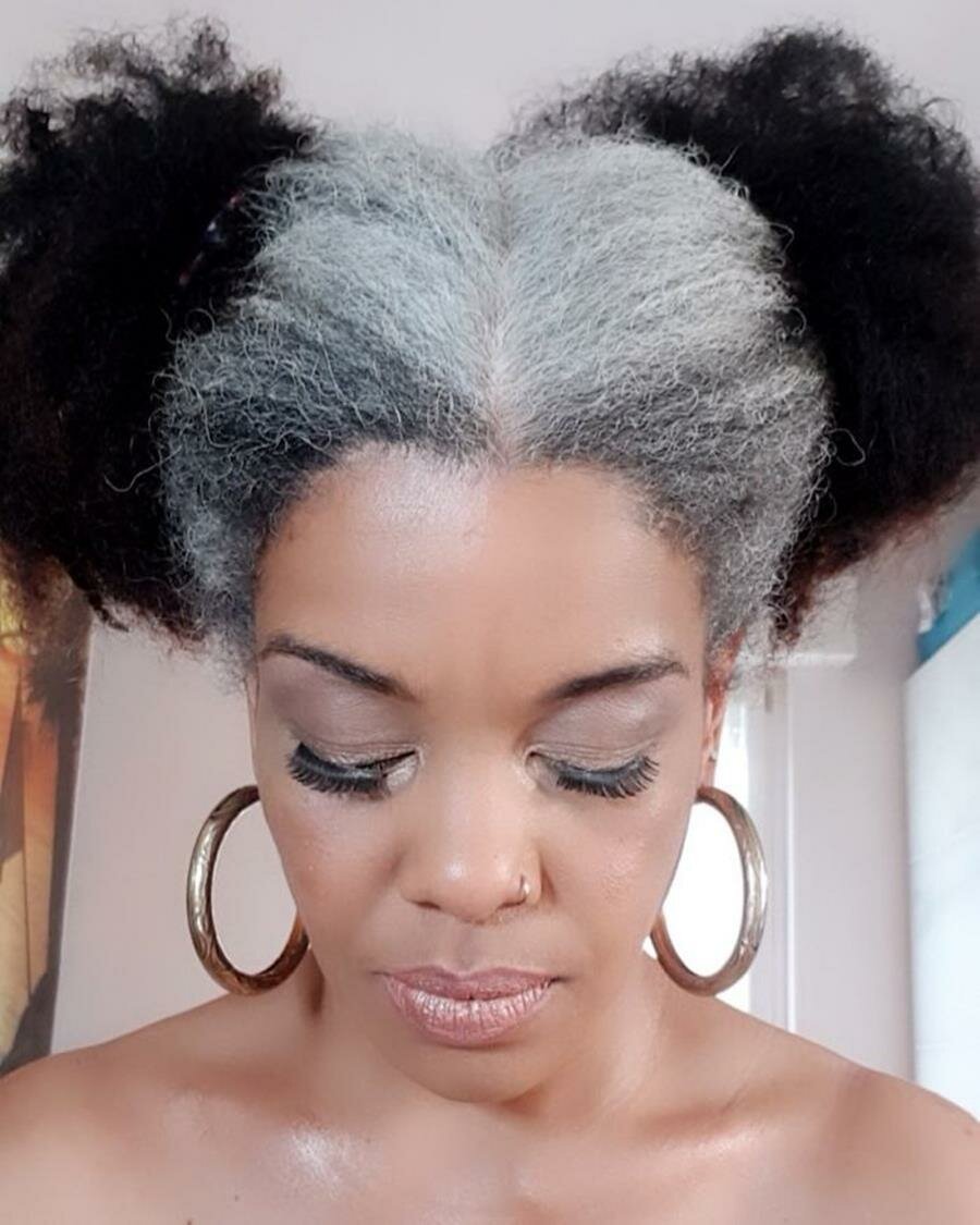 14 femmes sublimes aux cheveux grisonnants  qui ont dit non 