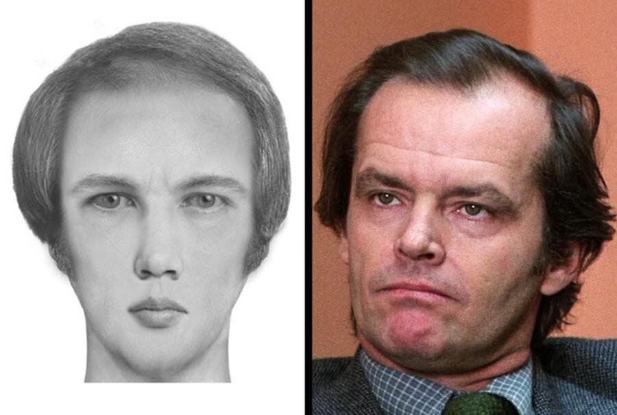 portrait robot, personnage célèbre, brian j. davis, jack torrance