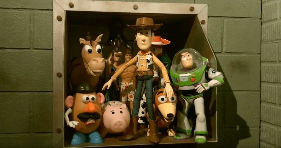 toy story, stop motion