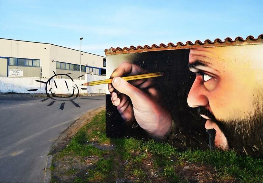 oeuvre, street-art, 3d, illusion