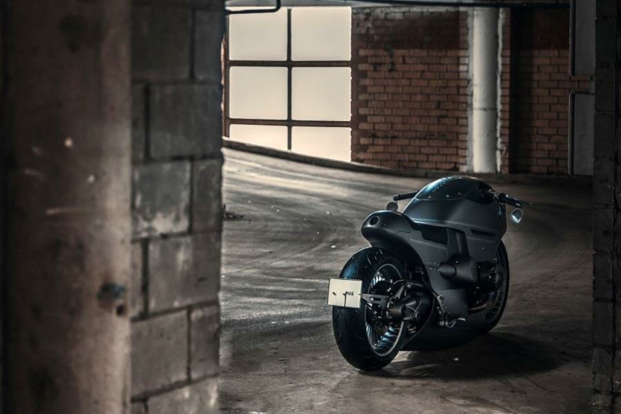 moto, futuriste, bmw, design