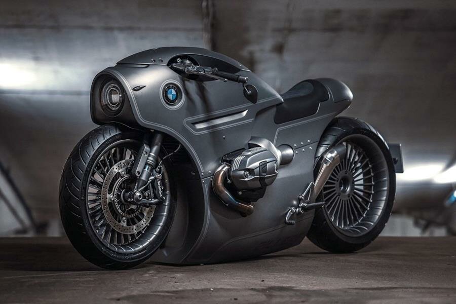 moto, futuriste, bmw, design