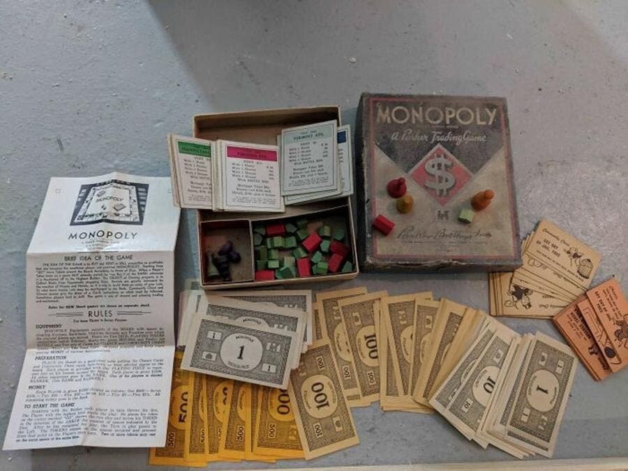 monopoly, boîte