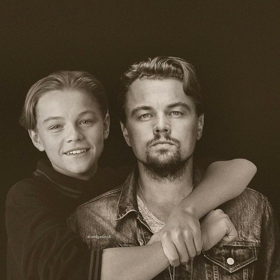 ard gelinck, photo, jeune, leonardo dicaprio