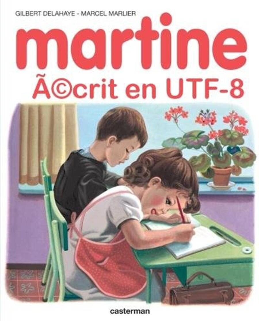 martine, couverture, détournement