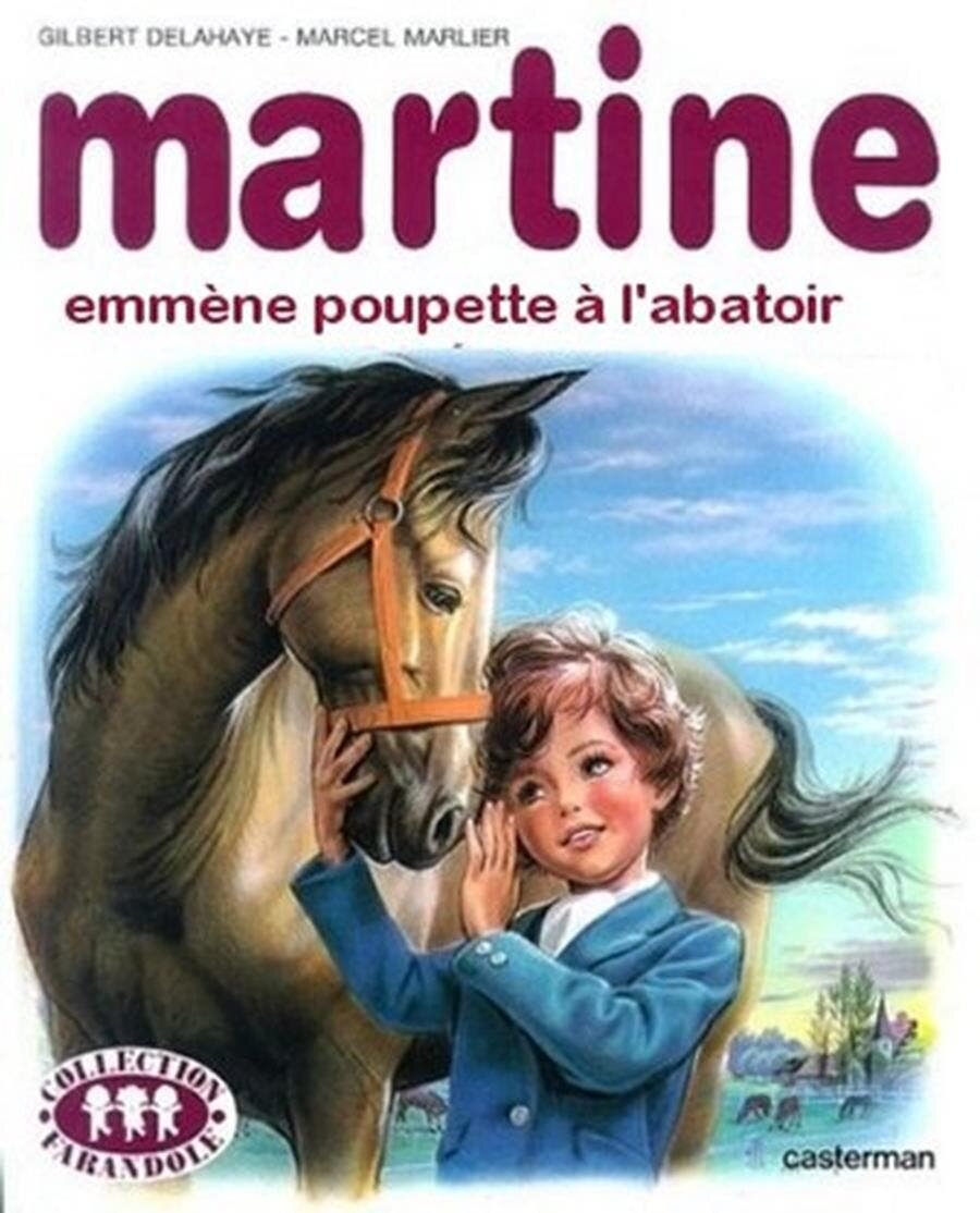 martine, couverture, détournement