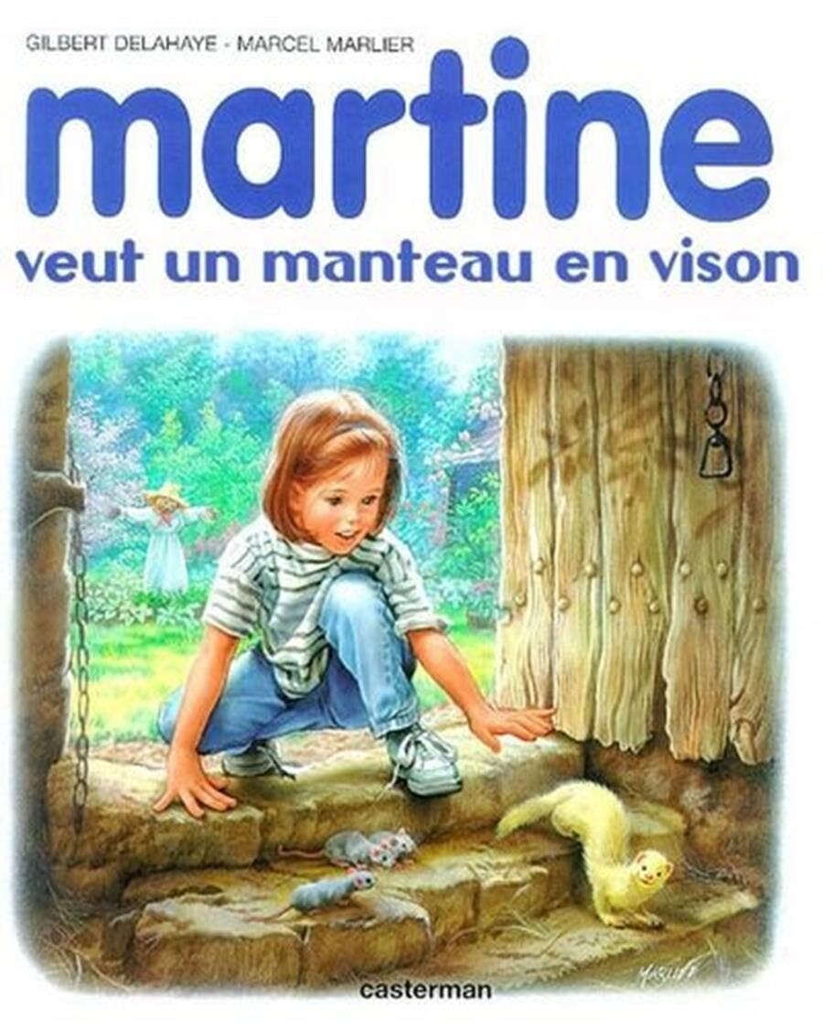 martine, couverture, détournement