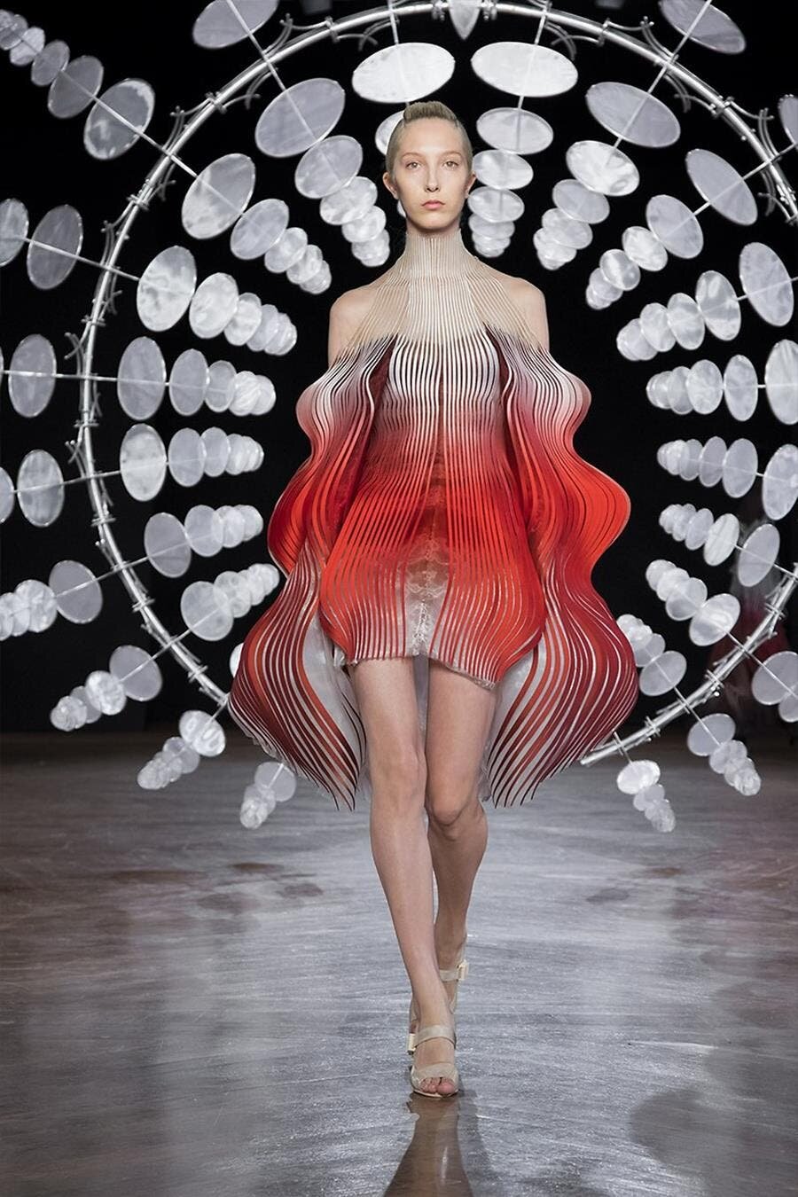 robe, haute couture, iris van herpen