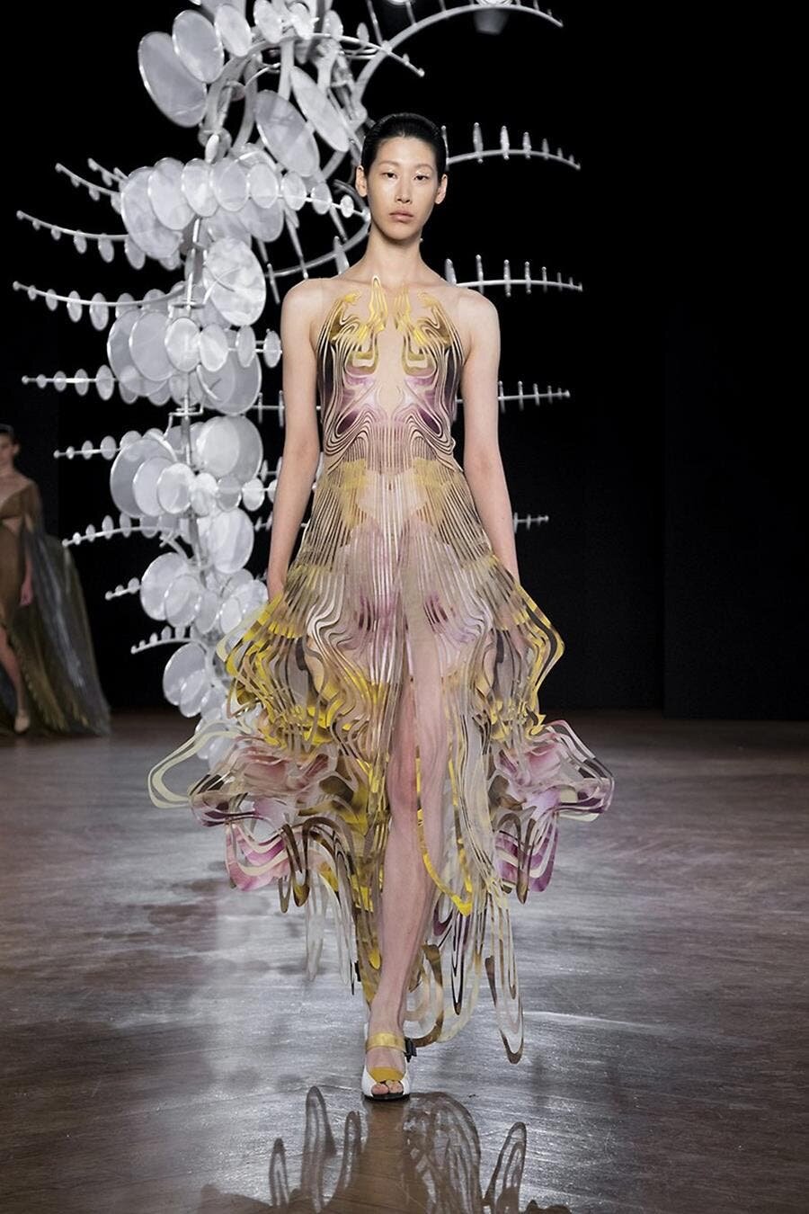 robe, haute couture, iris van herpen