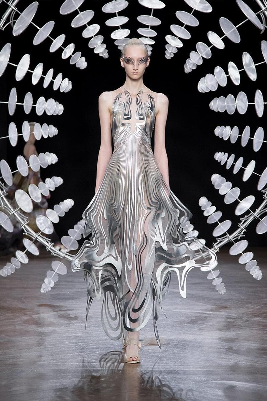 robe, haute couture, iris van herpen