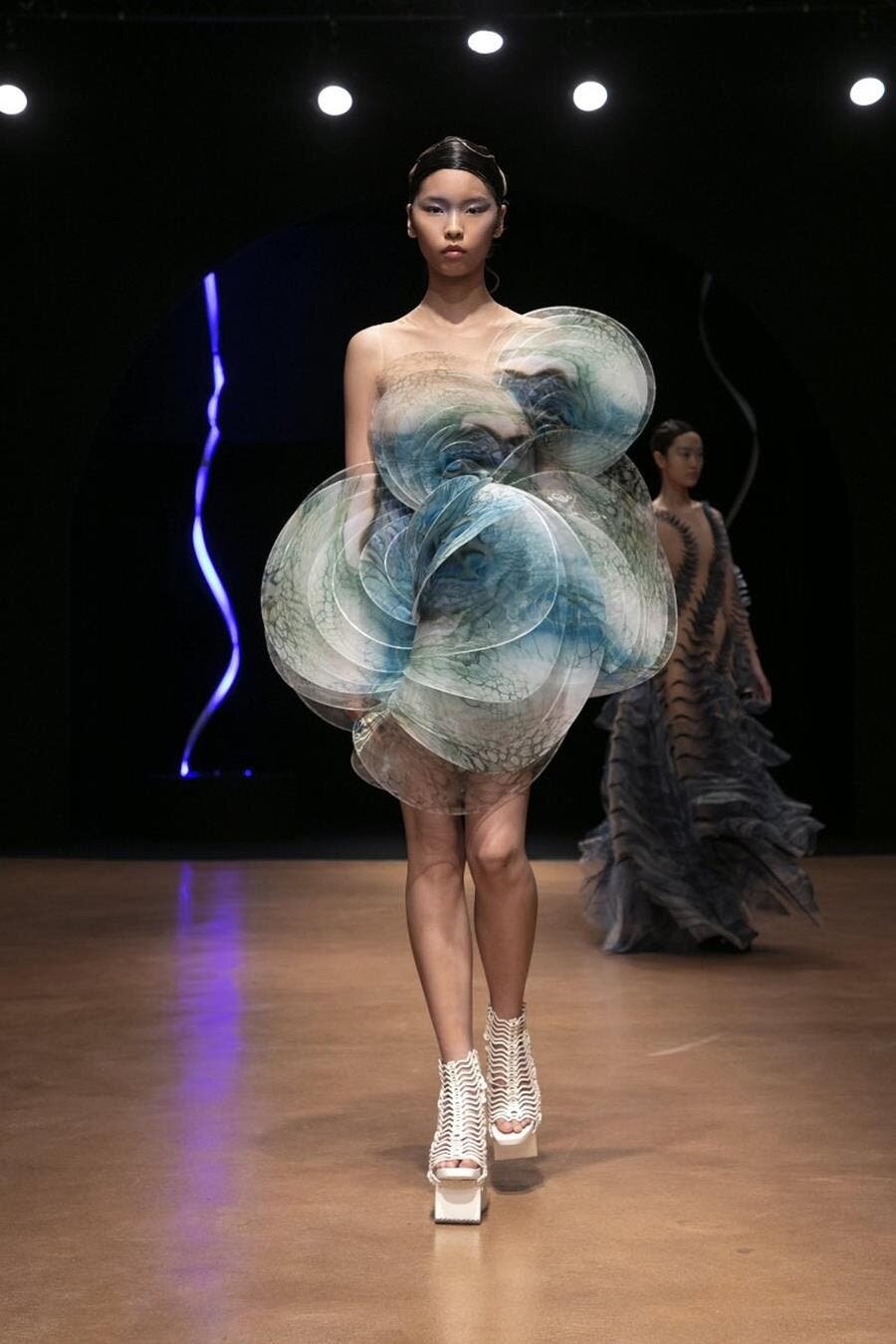 robe, haute couture, iris van herpen