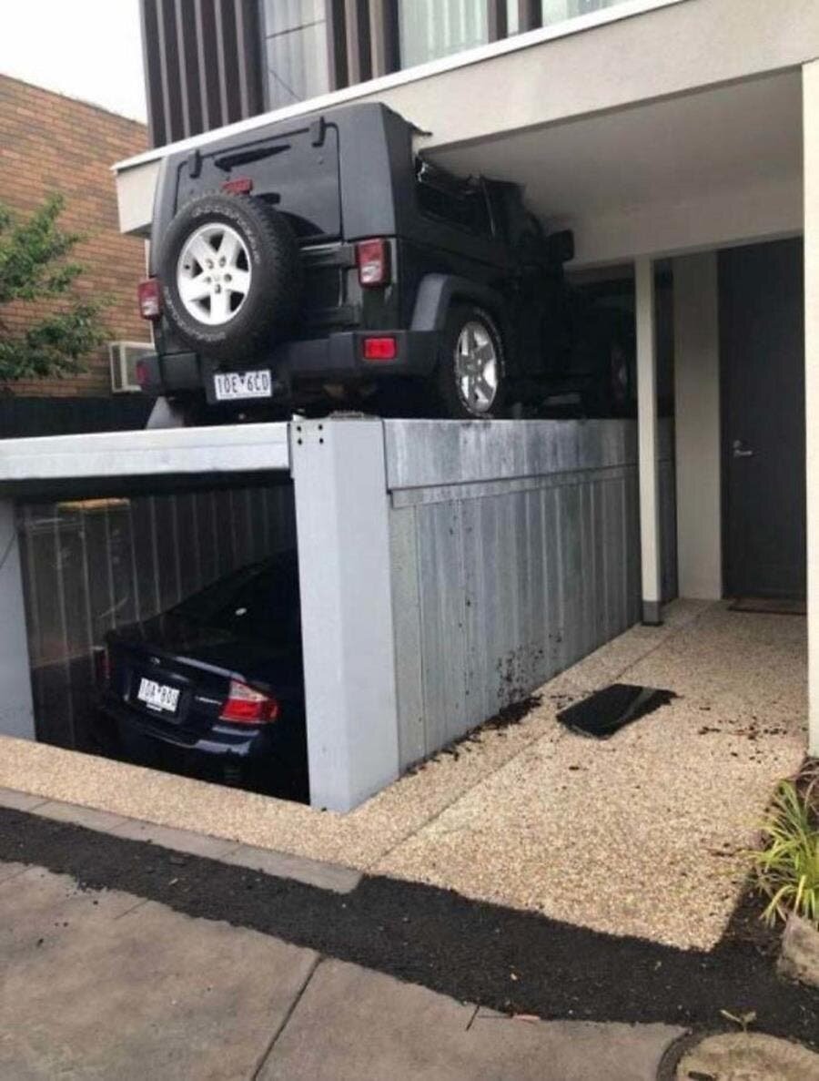 garage, voiture