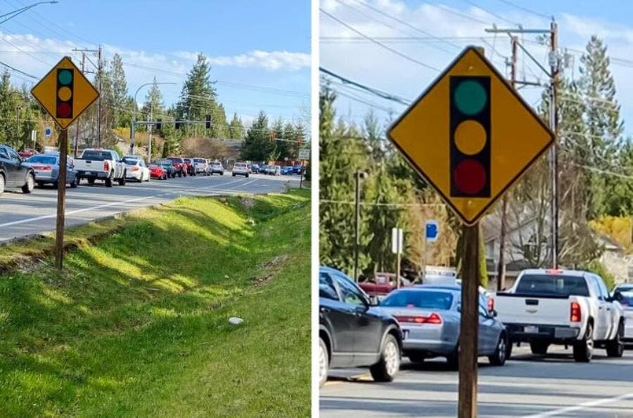 feu, circulation, humour, insolite, voiture