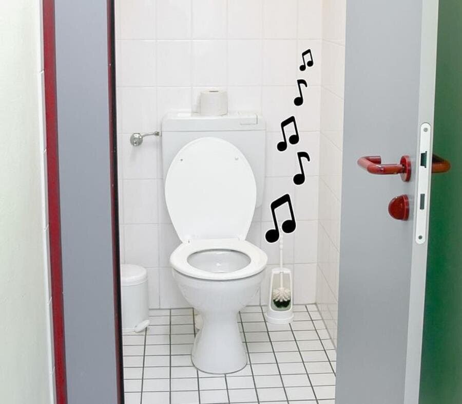 sound princess, note, musique, toilette, Japon