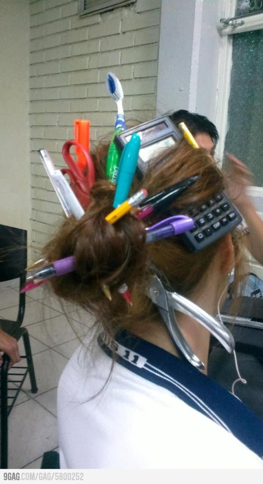 stylos cheveux