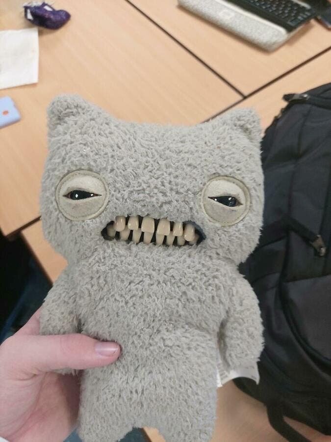 peluche flippante sourire