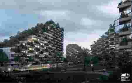 News Chine Liuzhou Stéfano Boeri projet architecture écologie « ville-forêt » nuit