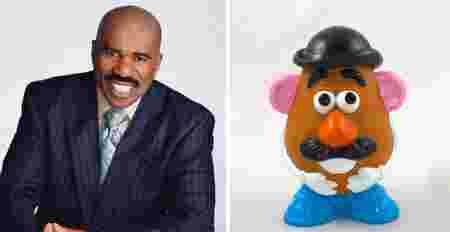 Ressemblance vie réelle et Disney Steve Harvey Mr Patate Toy Story