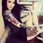 Filles tatouage brune