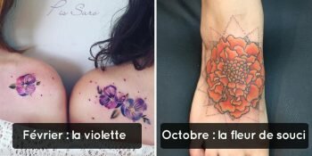 Tatouage Fleur Naissance